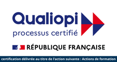 Badge de certification qualité Serum Formation Santé